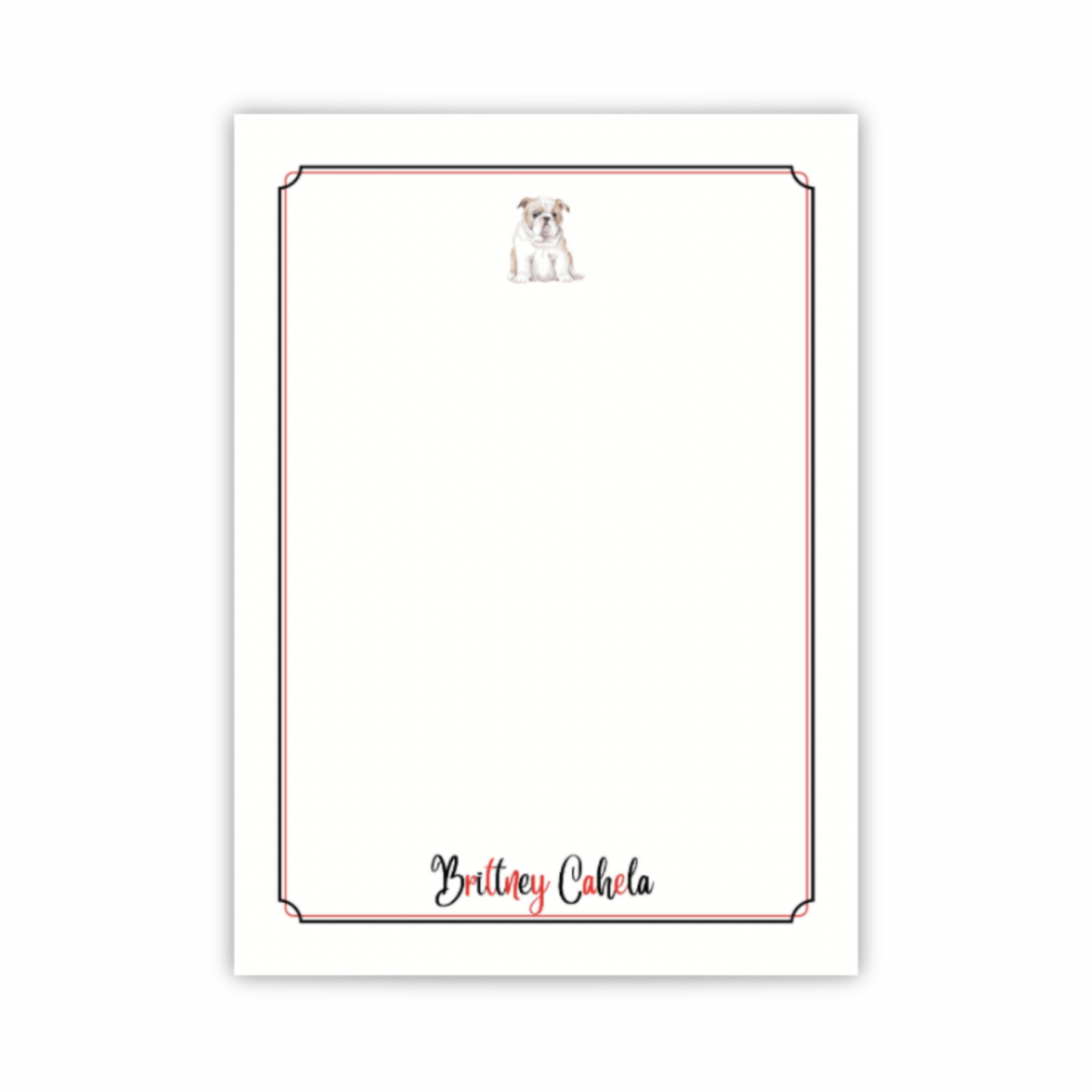 Personalized Classic Notepad (5 × 7)