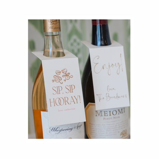 Personalized Wine Bottle Tags