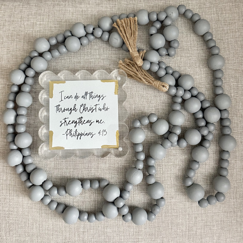 I Can Do All Things Scalloped Frame
