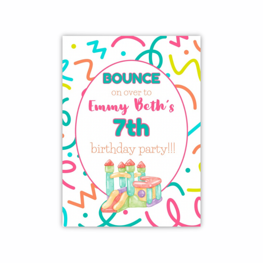 Personalized Birthday Party Invitations