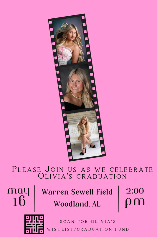 Custom Photo Graduation Invitation | Modern Film Strip Senior Announcement