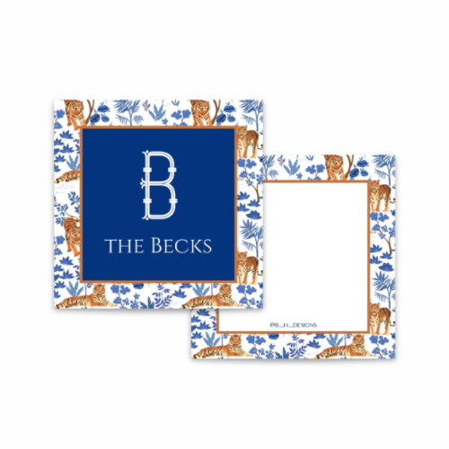 Garden Tiger Personalized Enclosure Cards