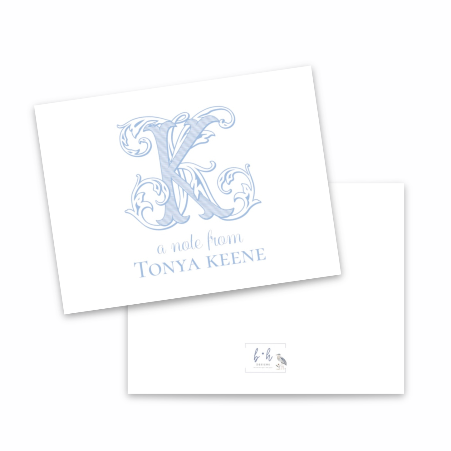 Custom Folded Note Cards