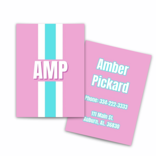 Personalized Laminated Luggage Tag