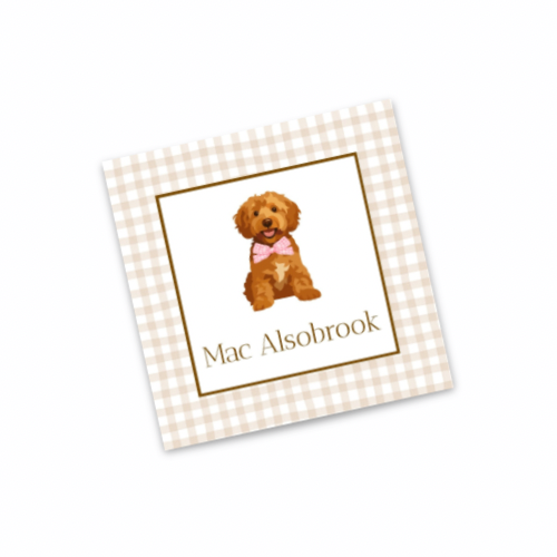 Personalized Pet Enclosure Cards