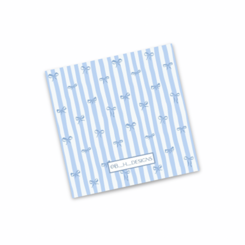Sweet Bow Personalized Enclosure Cards