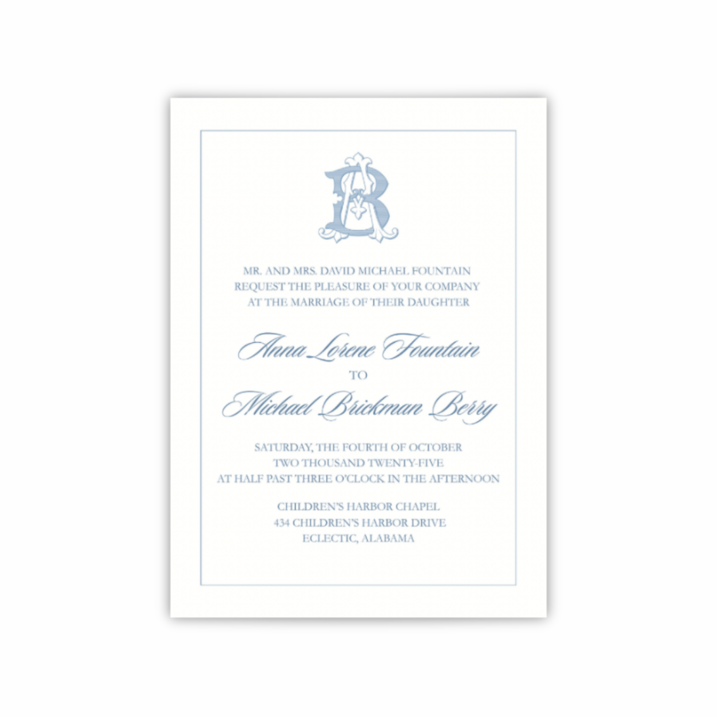 Custom Wedding Invitations