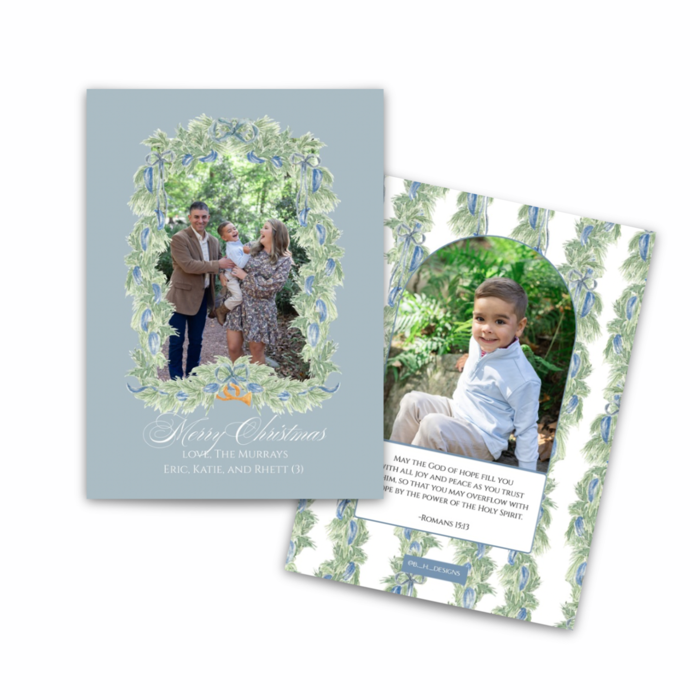 Personalized Photo Christmas Cards