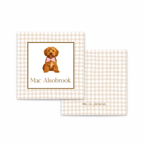 Personalized Pet Enclosure Cards
