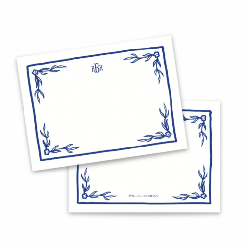 Personalized Flat Note Cards