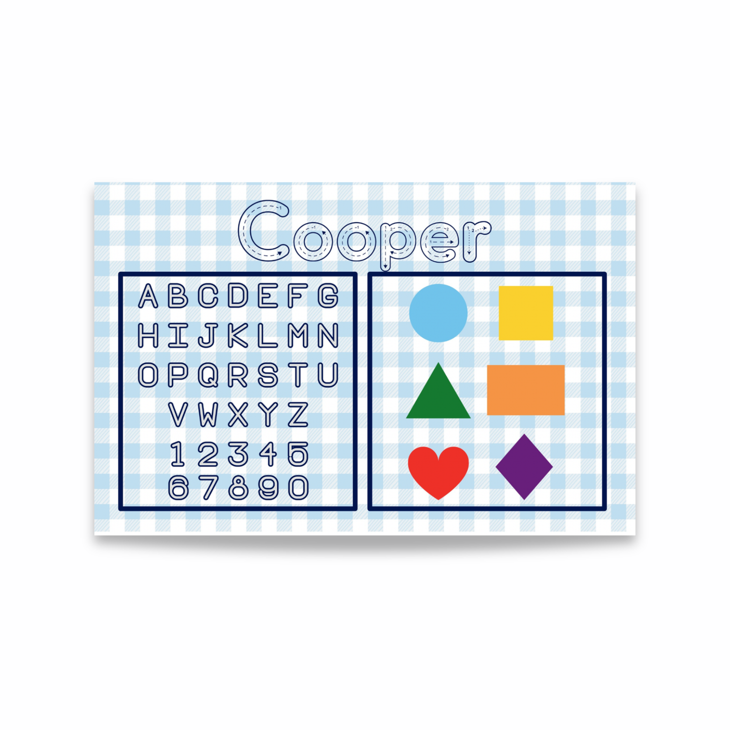 Personalized Kids Placemats