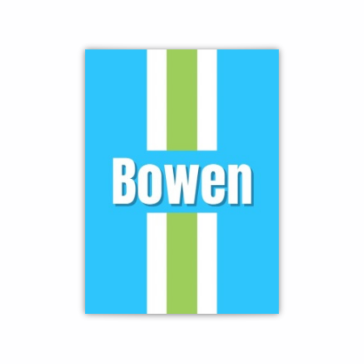 Personalized Laminated Luggage Tag