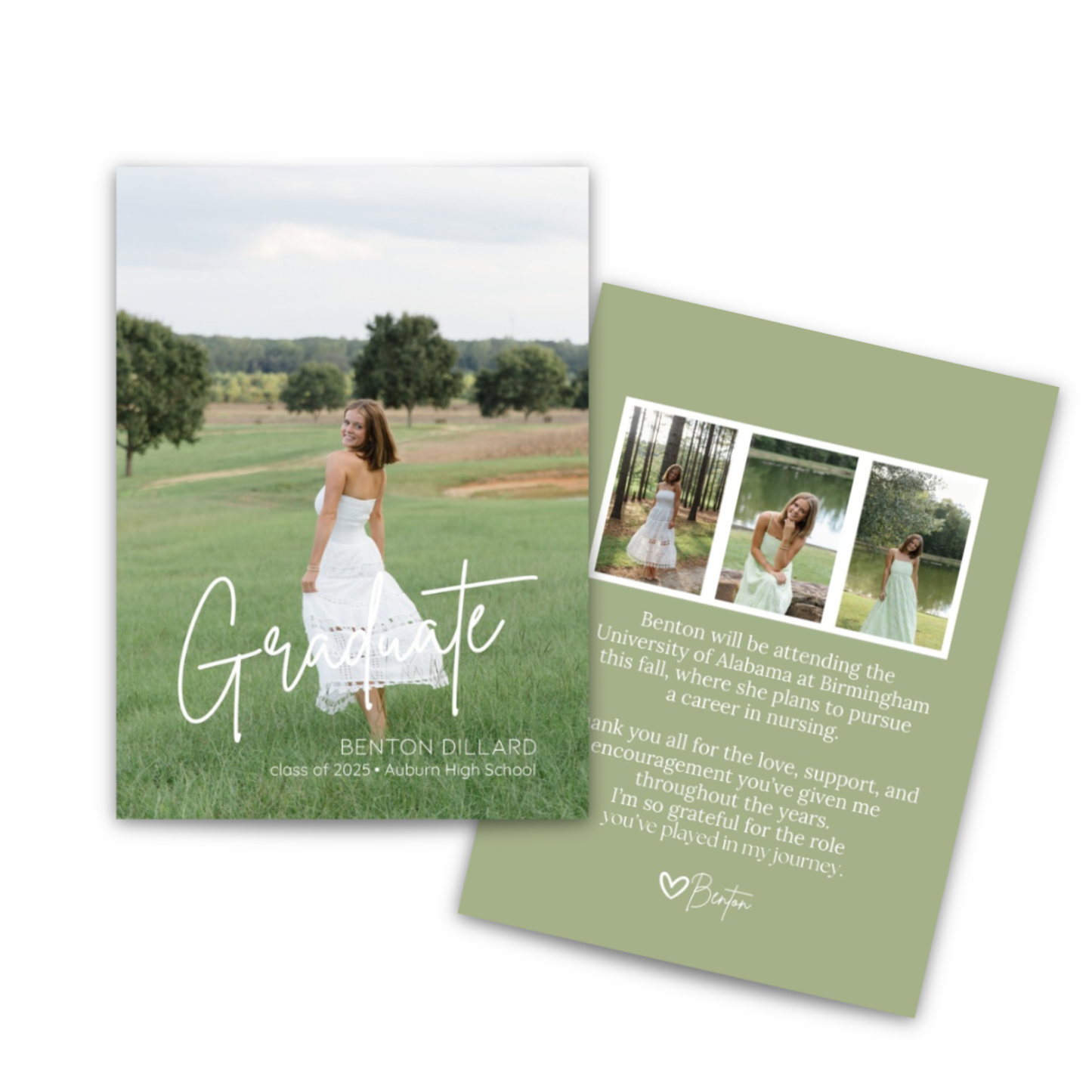 Signature Script Custom Graduation Invitations