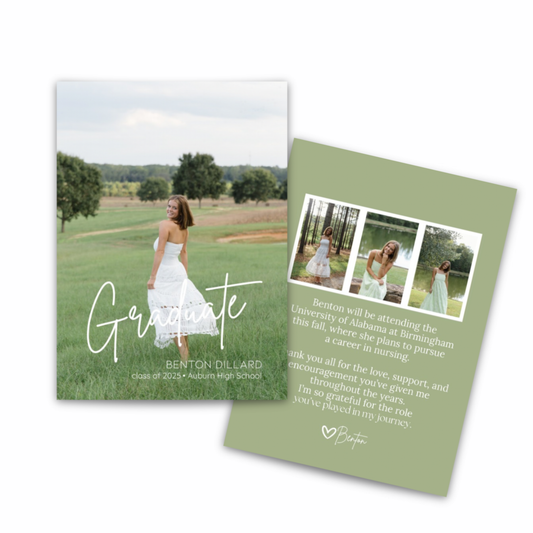 Signature Script Custom Graduation Invitations