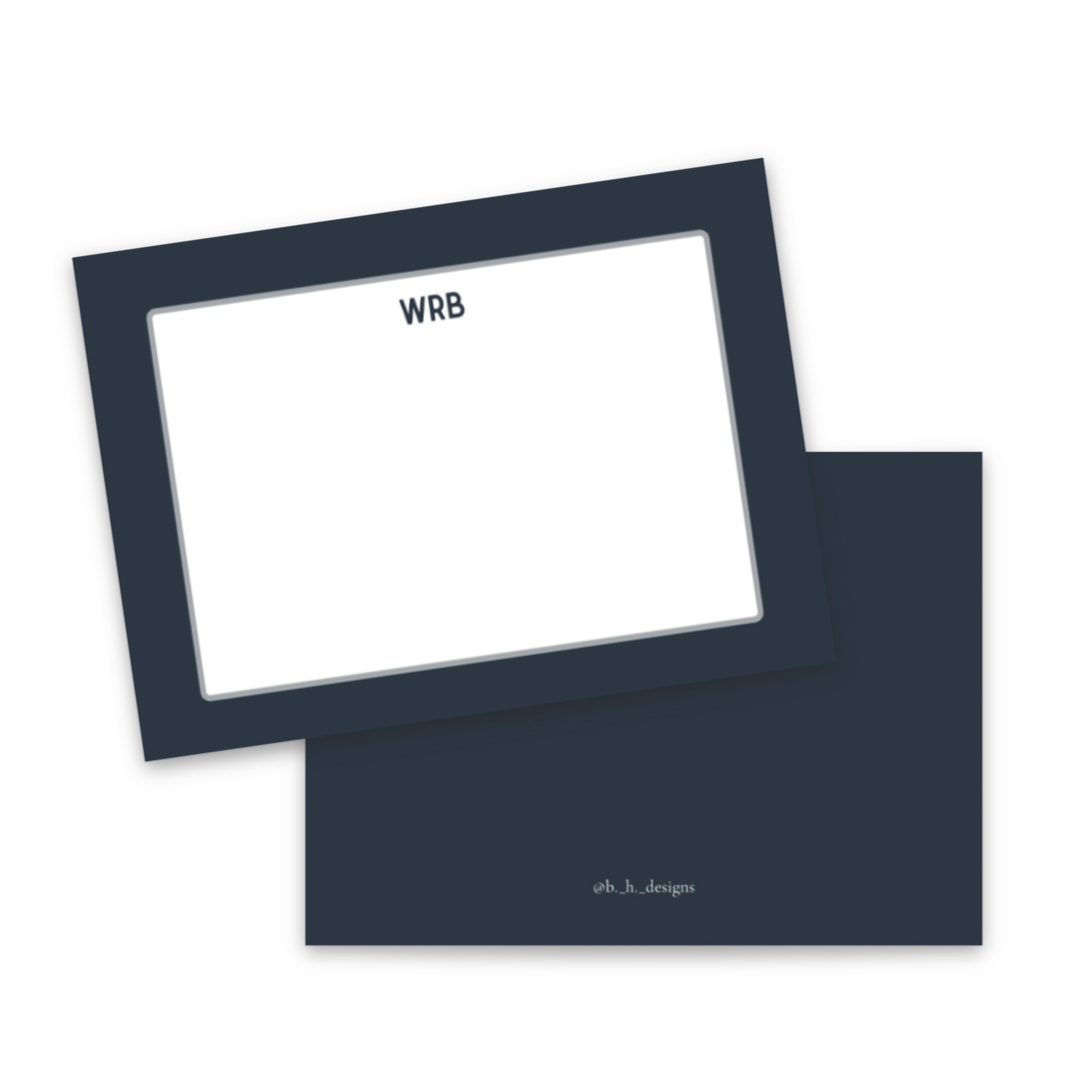 Personalized Flat Note Cards