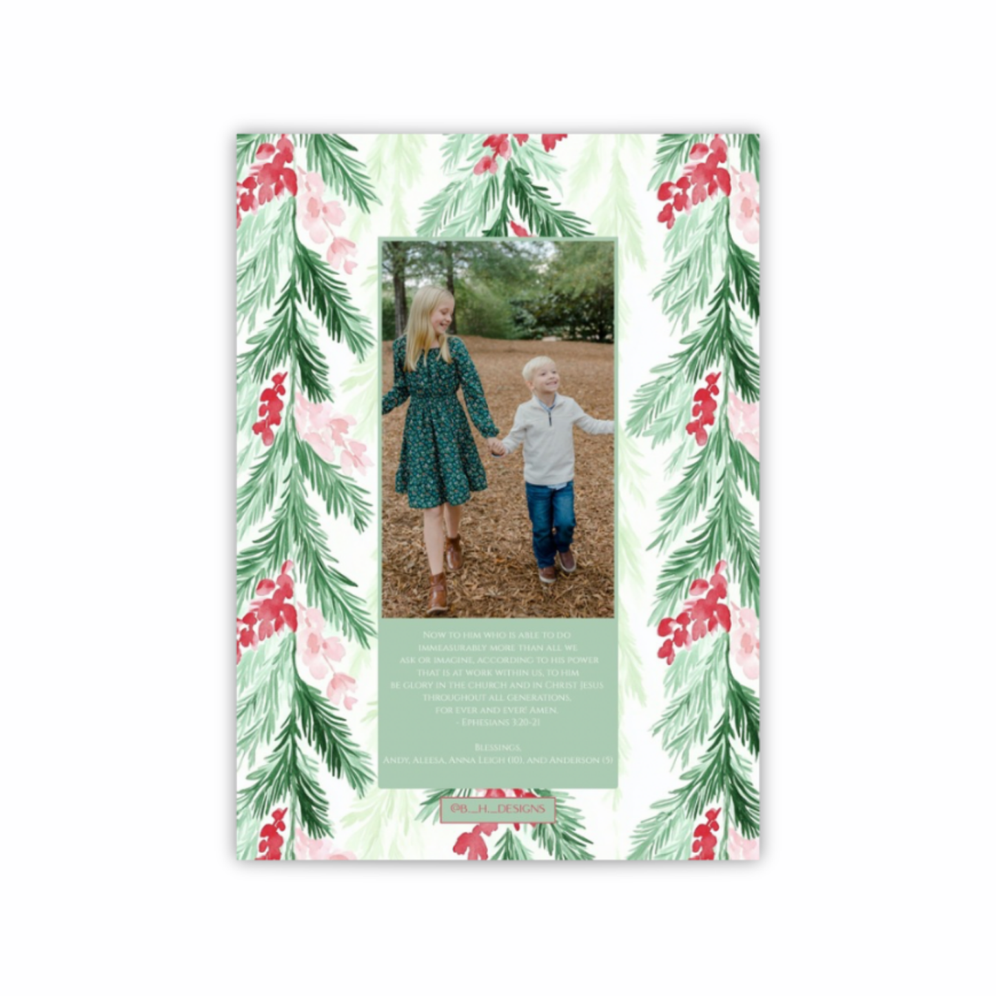 Personalized Photo Christmas Cards