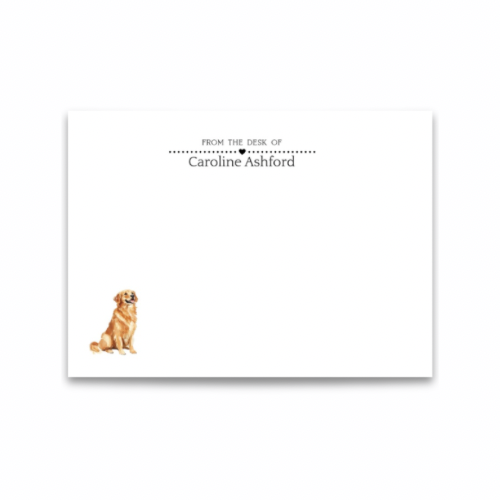 “From the Desk” Pup Notecards