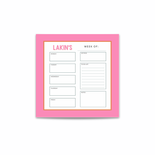 Personalized Square Notepad (8x8)