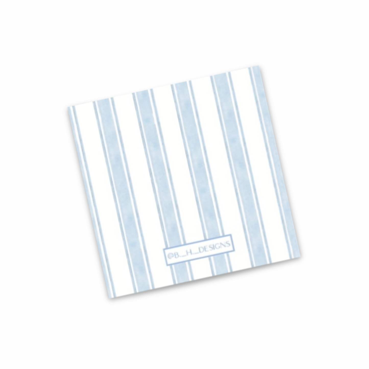 Monogram Crest Enclosure Card