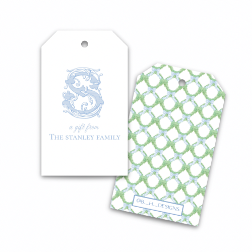 Custom Monogram Gift Tags