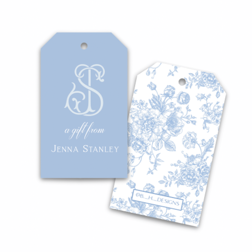 Custom Monogram Gift Tags